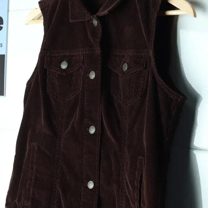 [BUNJANG] Eddie Bauer Corduroy Vest / W(S-M) 에디바우어 집업 바람막이 점퍼자켓 코듀로이 조끼-1781D