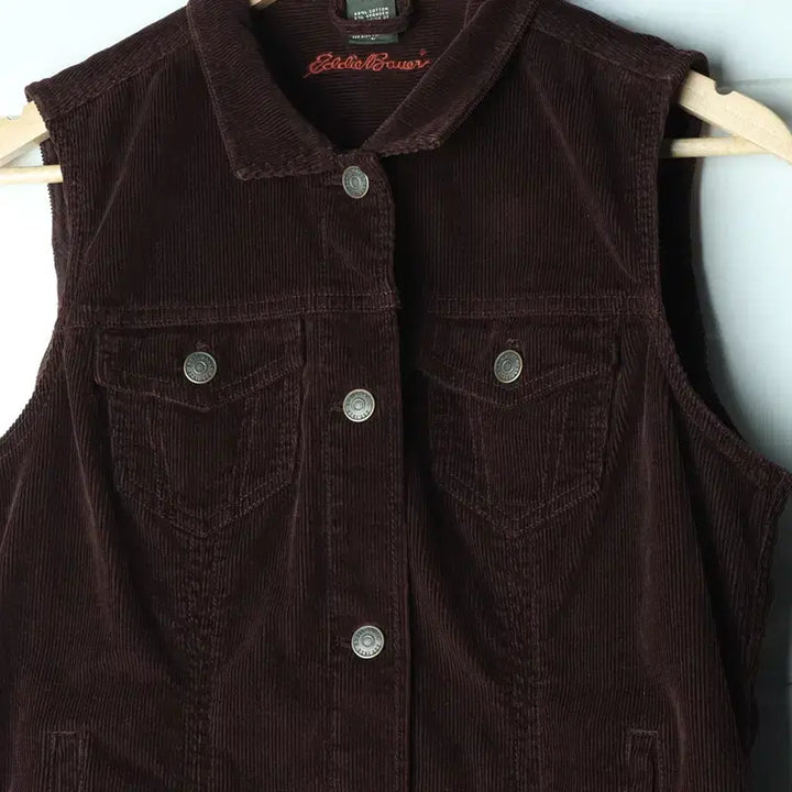 [BUNJANG] Eddie Bauer Corduroy Vest / W(S-M) 에디바우어 집업 바람막이 점퍼자켓 코듀로이 조끼-1781D