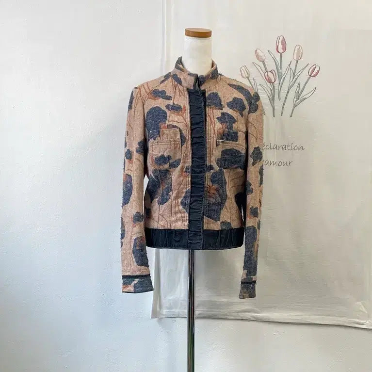 [BUNJANG] MINE Remake Pattern Bomber Jacket / 마인(MINE) 리메이크 패턴 봄버 자켓