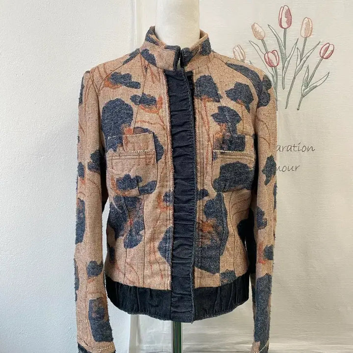 [BUNJANG] MINE Remake Pattern Bomber Jacket / 마인(MINE) 리메이크 패턴 봄버 자켓