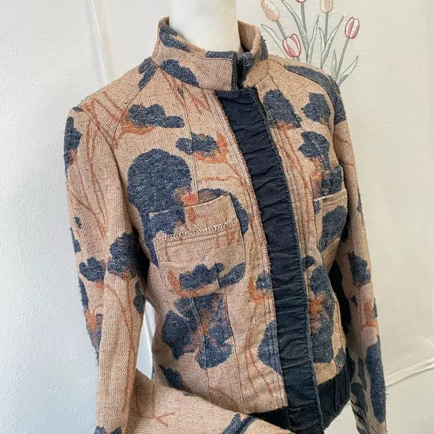 [BUNJANG] MINE Remake Pattern Bomber Jacket / 마인(MINE) 리메이크 패턴 봄버 자켓