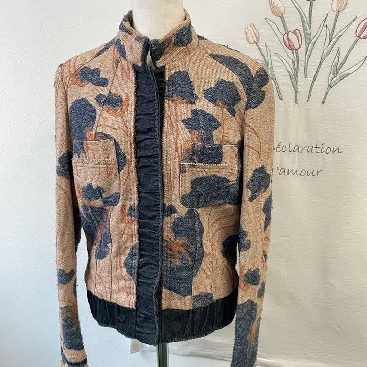 [BUNJANG] MINE Remake Pattern Bomber Jacket / 마인(MINE) 리메이크 패턴 봄버 자켓