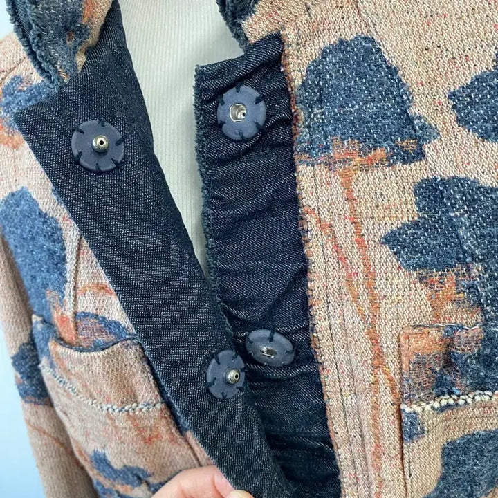 [BUNJANG] MINE Remake Pattern Bomber Jacket / 마인(MINE) 리메이크 패턴 봄버 자켓