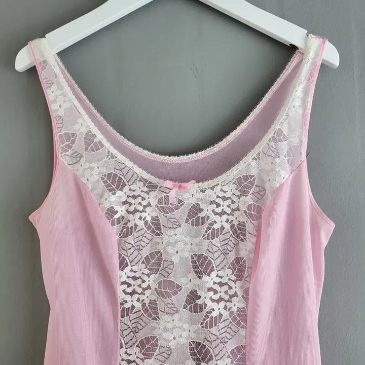 [BUNJANG] Vintage Dusty Pink Slip Dress / 빈티지 더스트 핑크 슬립 원피스
