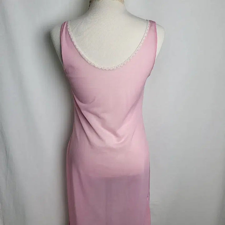 [BUNJANG] Vintage Dusty Pink Slip Dress / 빈티지 더스트 핑크 슬립 원피스