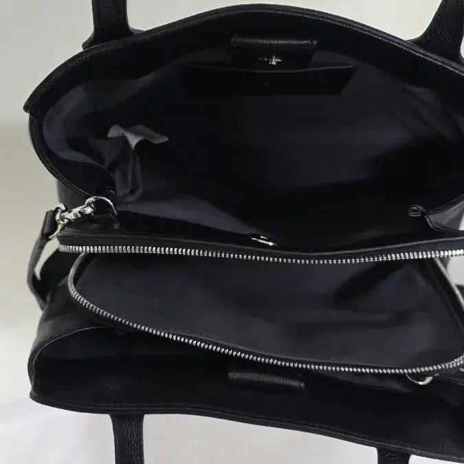 [BUNJANG] a.testoni Leather Tote Bag - Black / a.testoni 가죽 토트백 블랙