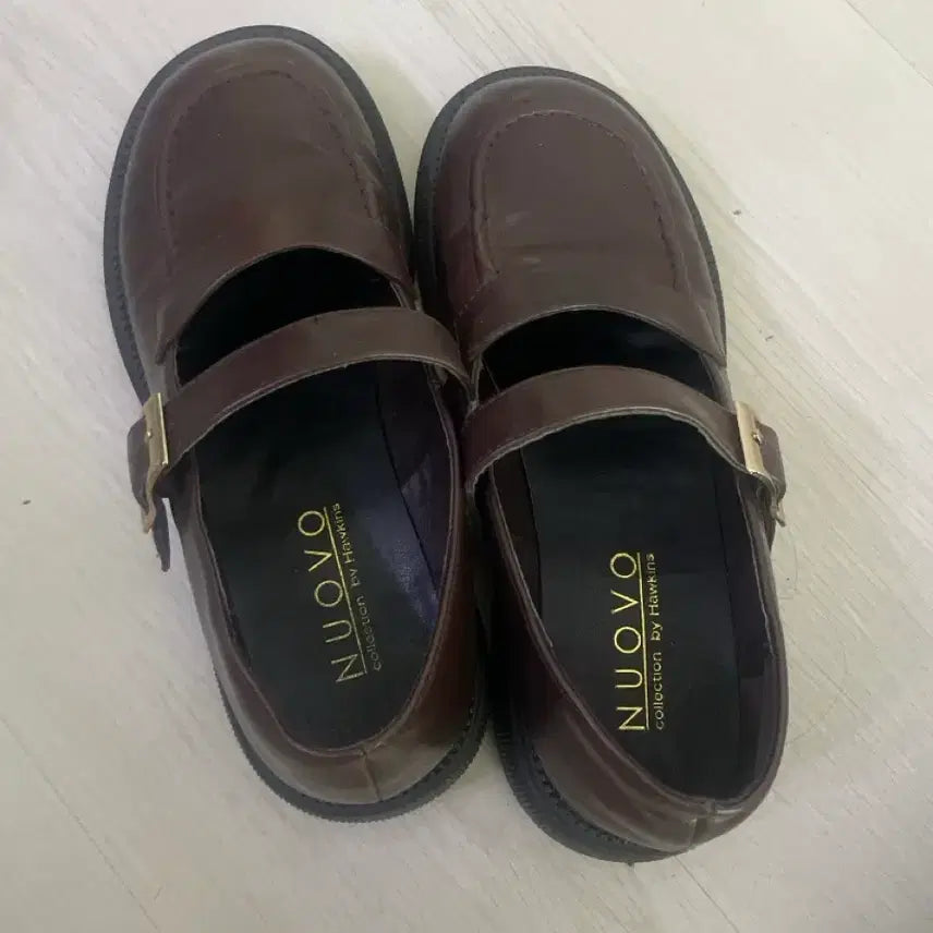[BUNJANG] NUOVO Mary Jane Brown Loafers 230 / NUOVO 누오보 메리제인 브라운 로퍼 230