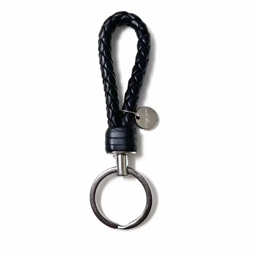 [BUNJANG] Bottega Veneta Intrecciato Leather Keyring Key Holder / 보테가베네타 인트레치아토 가죽 키링 키홀더 정품