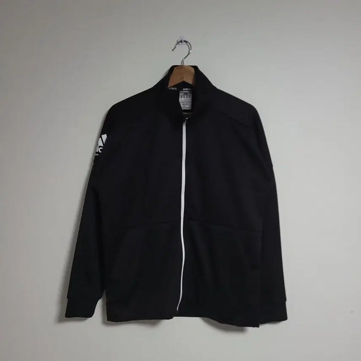 [BUNJANG] Adidas Black Track Top Zip-Up Jacket / (160) ADIDAS 아디다스 블랙 트랙탑 집업 자켓