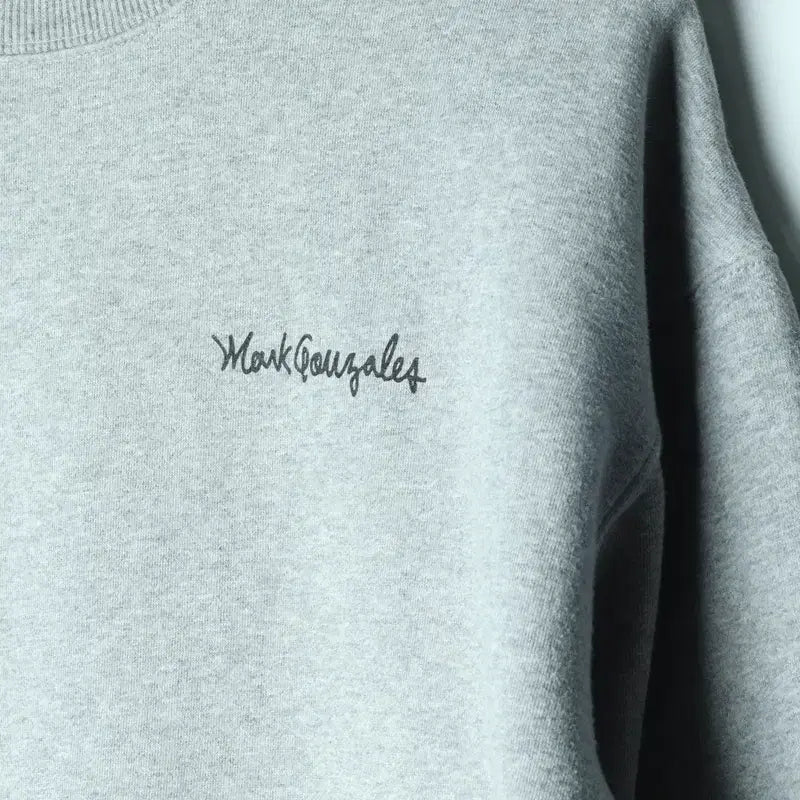[BUNJANG] Mark Gonzales Grey Big Logo Sweatshirt / (M-XL) 마크곤잘레스 맨투맨 티셔츠 약기모 그레이 빅로고-1783A