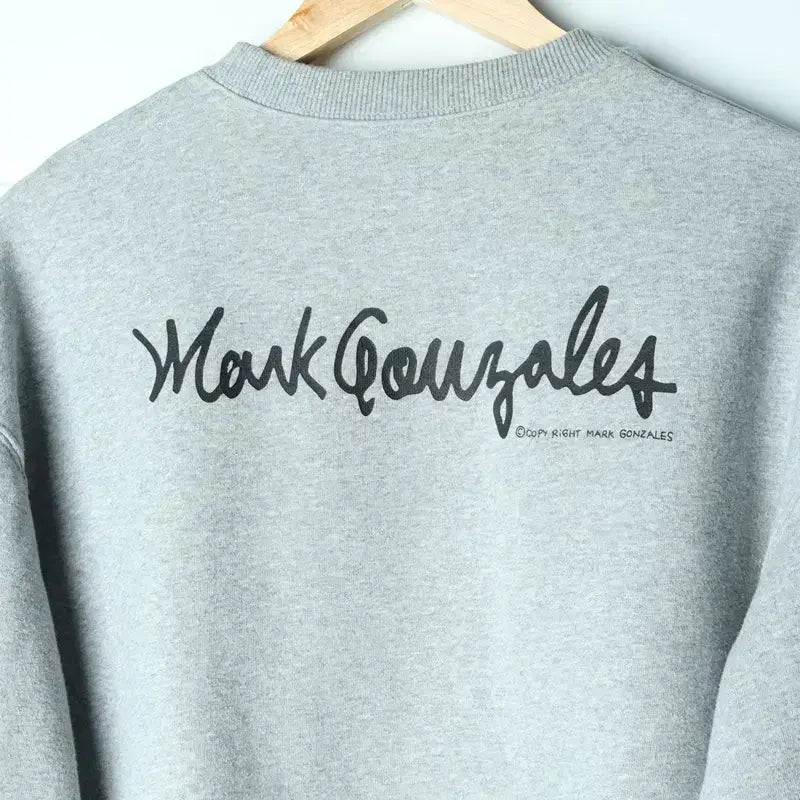 [BUNJANG] Mark Gonzales Grey Big Logo Sweatshirt / (M-XL) 마크곤잘레스 맨투맨 티셔츠 약기모 그레이 빅로고-1783A