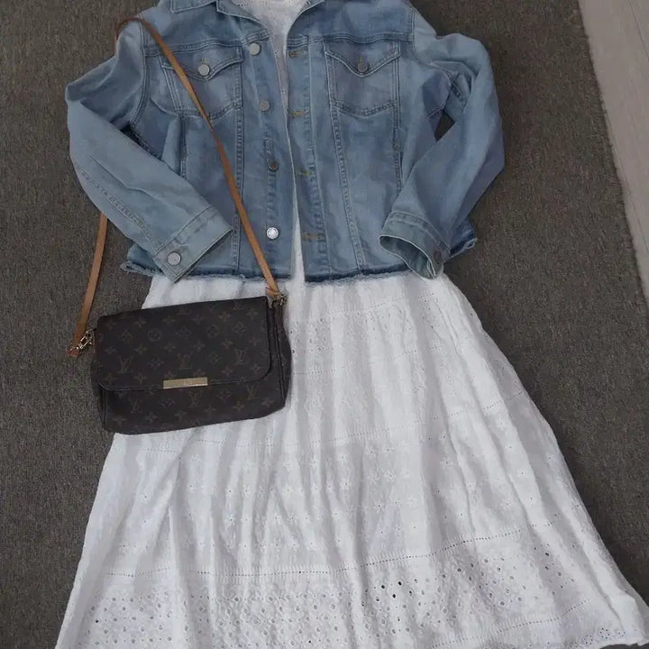 [BUNJANG] Denim of Virtue Denim Jacket / 데님 오브 벌츄 면스판 청자켓 66~77 이뻐요 깨끗합니다