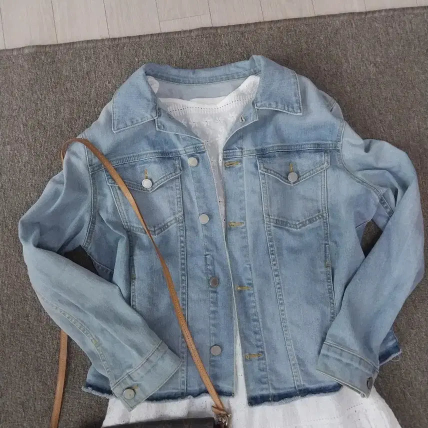 [BUNJANG] Denim of Virtue Denim Jacket / 데님 오브 벌츄 면스판 청자켓 66~77 이뻐요 깨끗합니다
