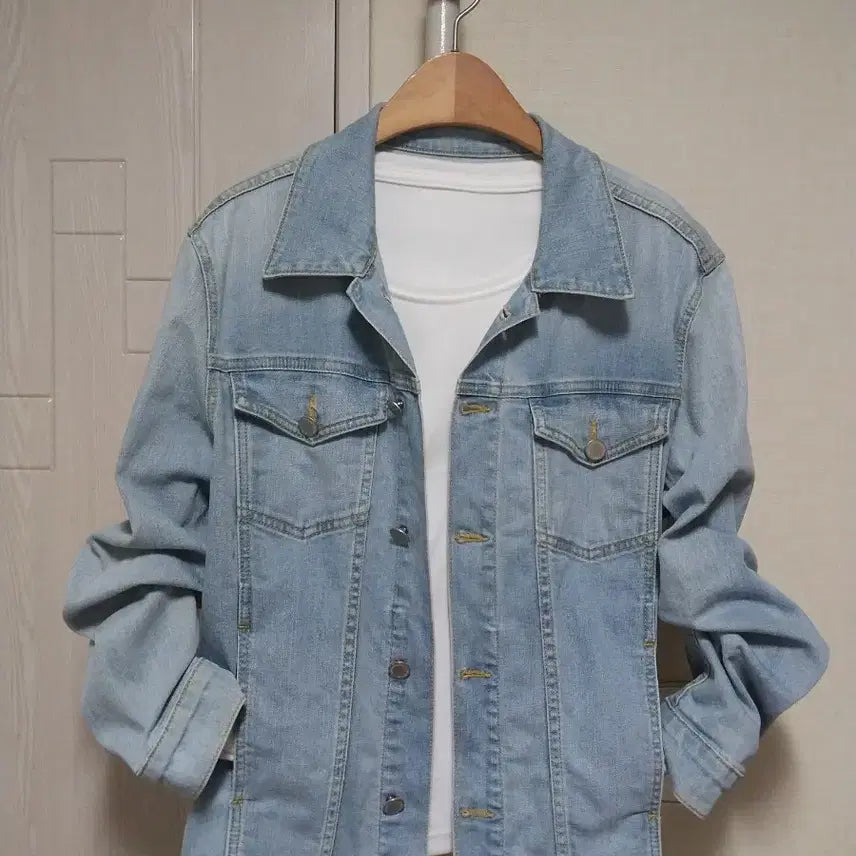 [BUNJANG] Denim of Virtue Denim Jacket / 데님 오브 벌츄 면스판 청자켓 66~77 이뻐요 깨끗합니다
