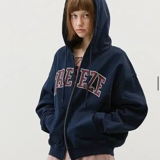[BUNJANG] Citybreeze Arch Logo Hoodie Zip-up Olive Mint / 시티브리즈 브리즈 아치 로고 후디 집업 올리브 민트