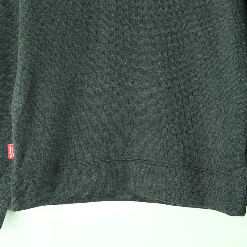 [BUNJANG] Mahagrid Knit Sweater - Greenish Khaki / (M) 마하그리드 니트 쑥 연카키 아메카지 놈코어-1784A