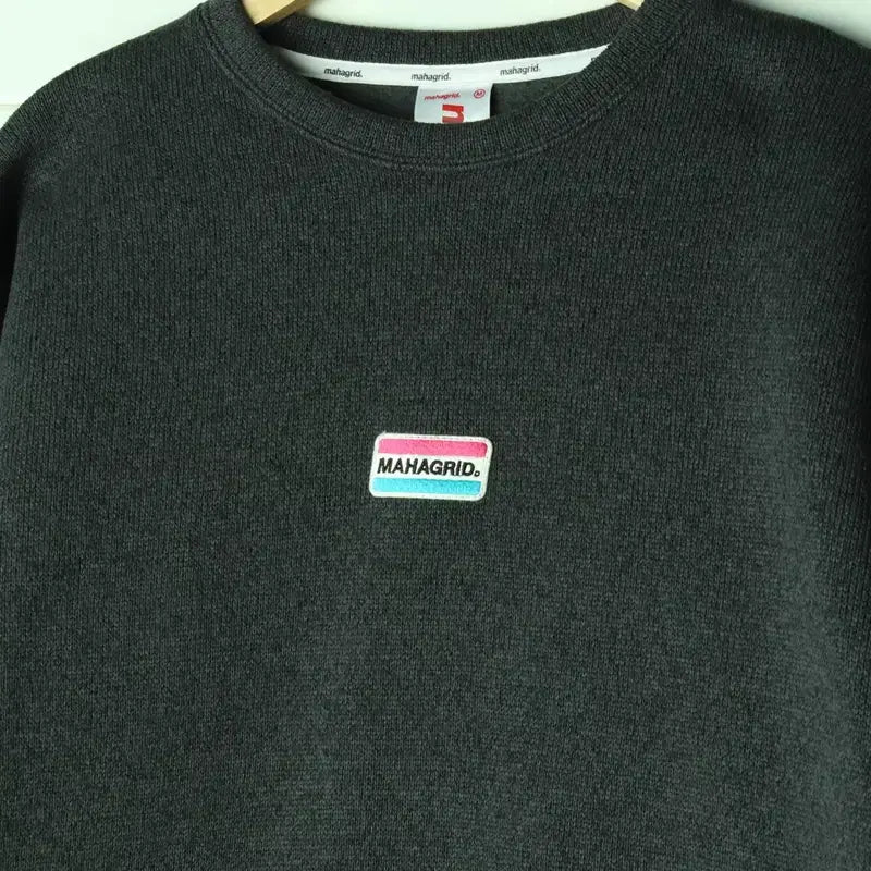 [BUNJANG] Mahagrid Knit Sweater - Greenish Khaki / (M) 마하그리드 니트 쑥 연카키 아메카지 놈코어-1784A