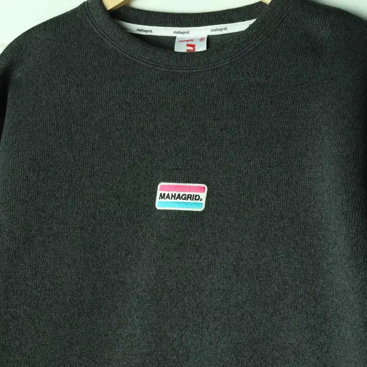 [BUNJANG] Mahagrid Knit Sweater - Greenish Khaki / (M) 마하그리드 니트 쑥 연카키 아메카지 놈코어-1784A
