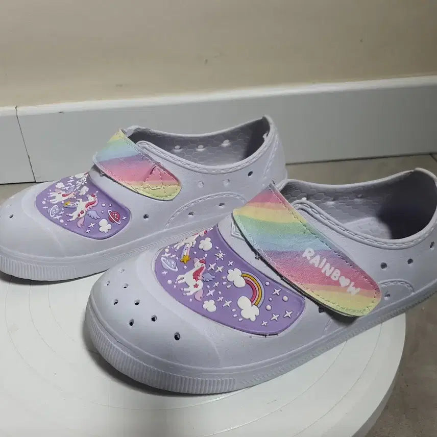 [BUNJANG] SHOOPEN KIDS Unicorn Velcro Indoor Shoes / 슈펜키즈 유니콘 벨크로 실내화 210 &amp; 220mm (미사용)