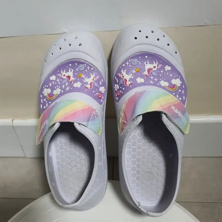[BUNJANG] SHOOPEN KIDS Unicorn Velcro Indoor Shoes / 슈펜키즈 유니콘 벨크로 실내화 210 &amp; 220mm (미사용)