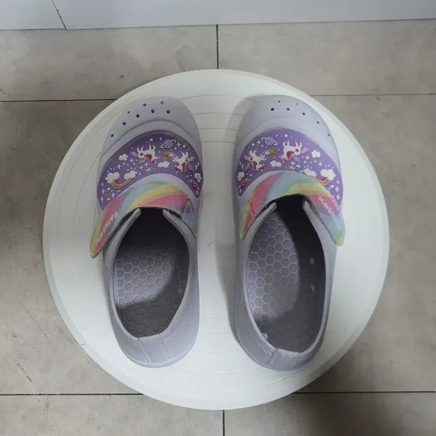 [BUNJANG] SHOOPEN KIDS Unicorn Velcro Indoor Shoes / 슈펜키즈 유니콘 벨크로 실내화 210 &amp; 220mm (미사용)