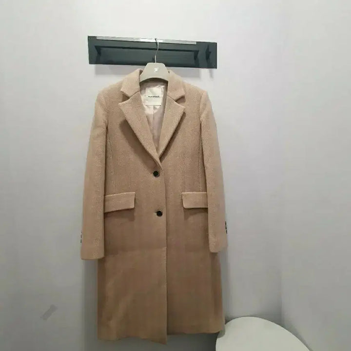 [BUNJANG] Beanpole Ladies Wool 100% Herringbone Coat / 상태최상.세탁완료)정가 70만이상 빈폴레이디스 울100% 코트90(55반