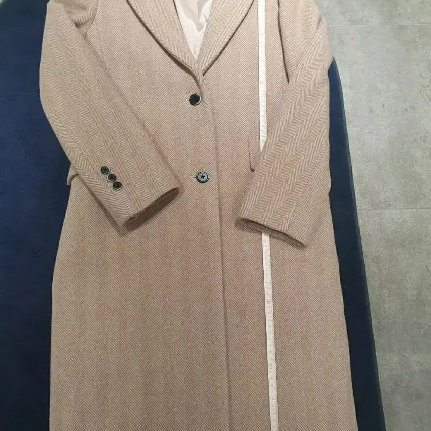 [BUNJANG] Beanpole Ladies Wool 100% Herringbone Coat / 상태최상.세탁완료)정가 70만이상 빈폴레이디스 울100% 코트90(55반