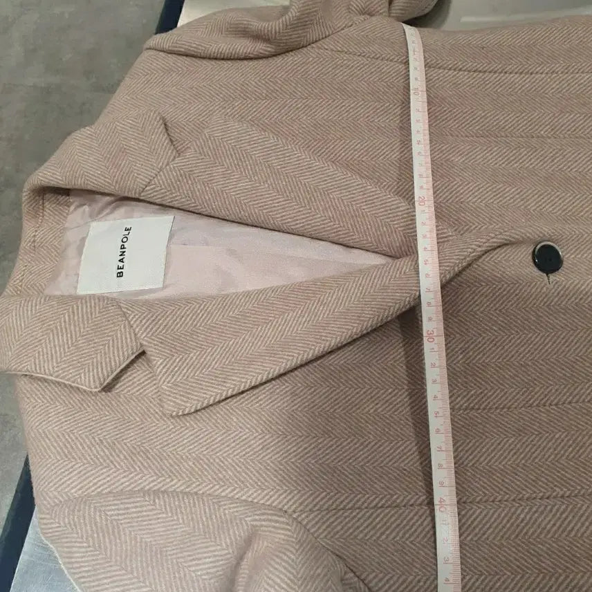 [BUNJANG] Beanpole Ladies Wool 100% Herringbone Coat / 상태최상.세탁완료)정가 70만이상 빈폴레이디스 울100% 코트90(55반