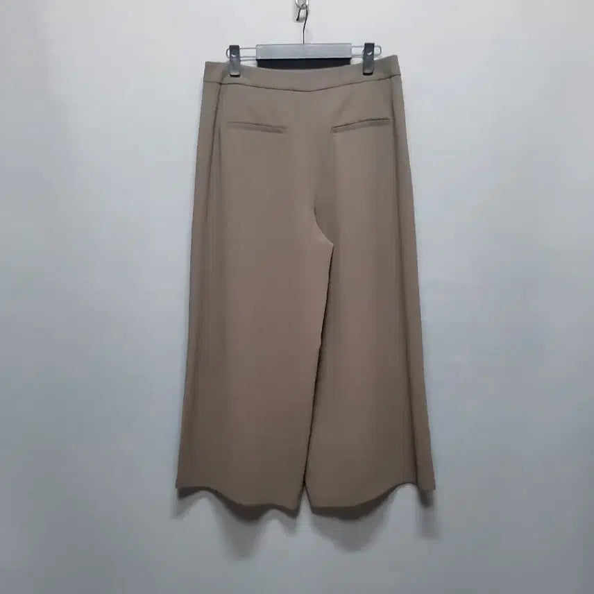 [BUNJANG] Khaki Wide Slacks / 카키 와이드 슬랙스