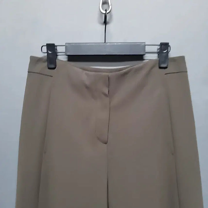 [BUNJANG] Khaki Wide Slacks / 카키 와이드 슬랙스