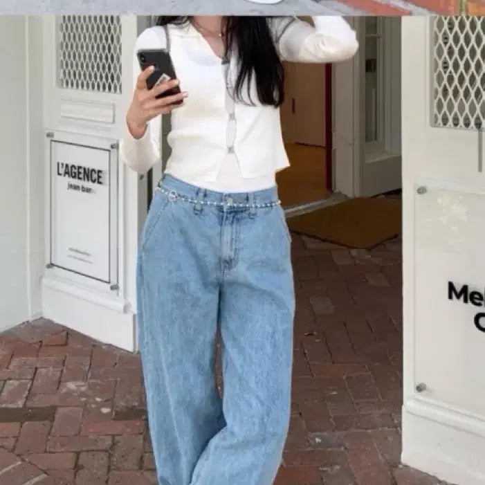 [BUNJANG] Leplain Base Denim Light Wash Jeans / 르플레인 베이스데님 연청 s 새상품