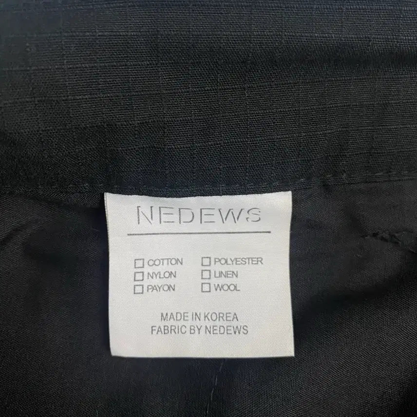[BUNJANG] NEDEWS Black Cargo Pants - Size 2 / NEDEWS 포켓 블랙 카고팬츠-2사이즈