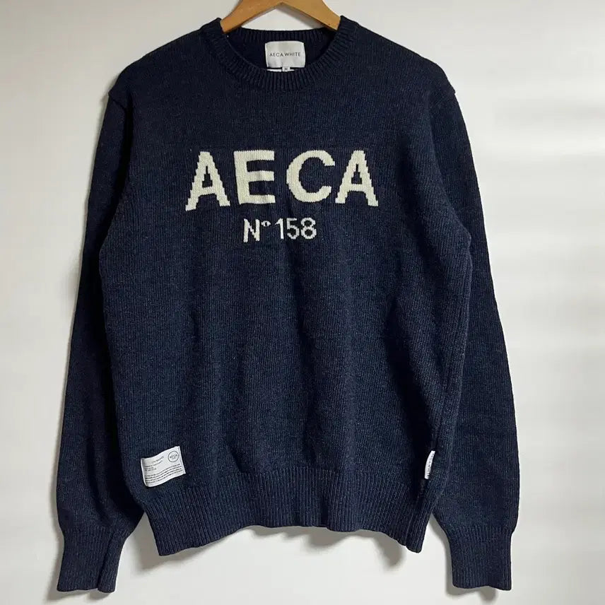 [BUNJANG] Aeka White Knit Sweater (Size M) / 공용 에이카화이트 니트 스웨터 M