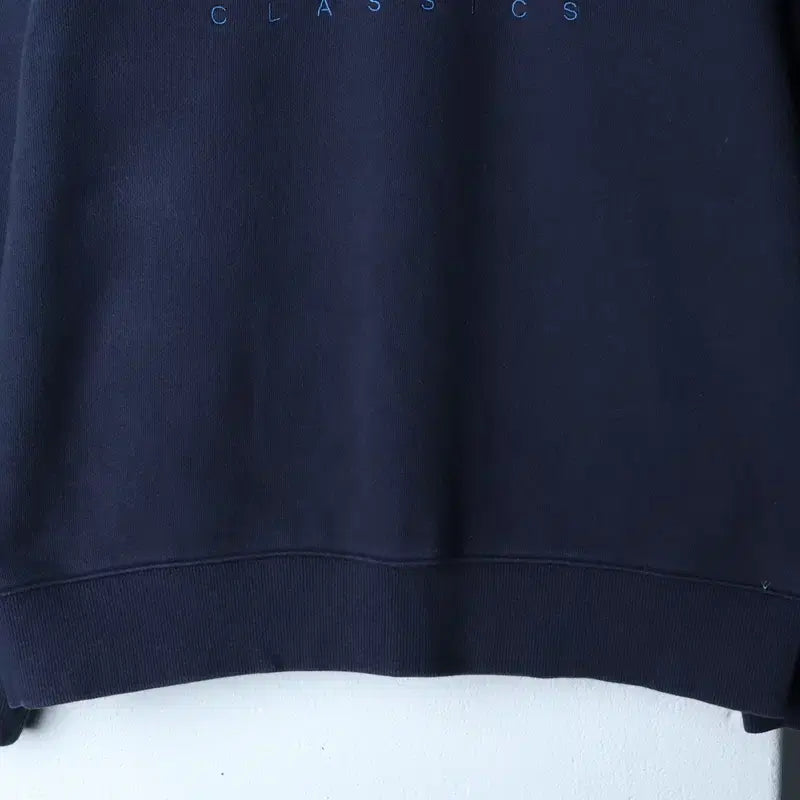 [BUNJANG] S Big Logo Navy Old School Sweatshirt / (S) 골라 맨투맨 티셔츠 빅로고 네이비 올드스쿨-17867