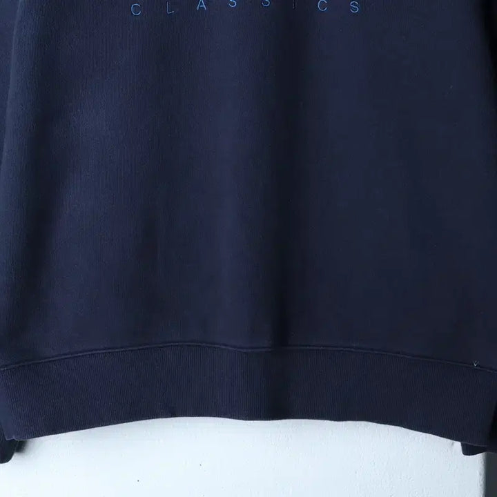 [BUNJANG] S Big Logo Navy Old School Sweatshirt / (S) 골라 맨투맨 티셔츠 빅로고 네이비 올드스쿨-17867