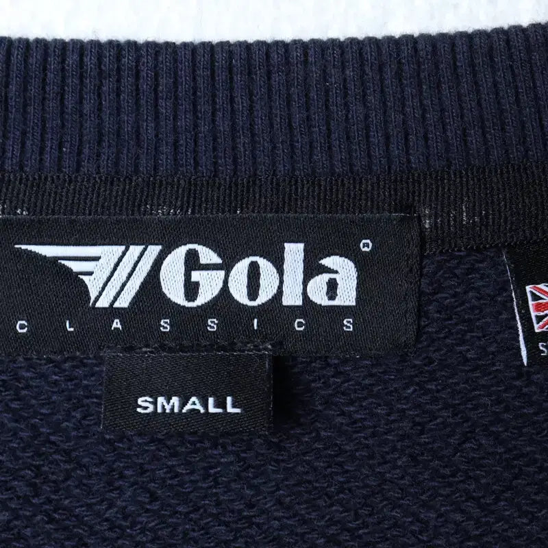 [BUNJANG] S Big Logo Navy Old School Sweatshirt / (S) 골라 맨투맨 티셔츠 빅로고 네이비 올드스쿨-17867