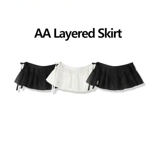 [BUNJANG] Urban Dress Layered Skirt / 어반드레스 레이어드 스커트