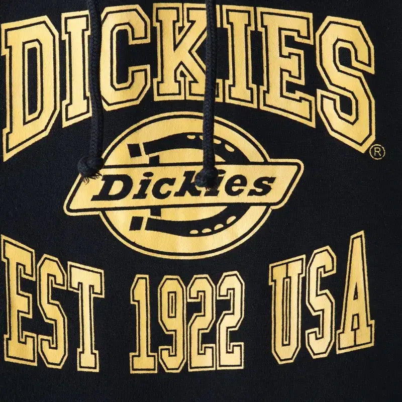 [BUNJANG] Dickies Big Logo Fleece Hoodie / (S-M) 디키즈 후드티셔츠 빅로고 기모 Y2K 올드스쿨-1786E