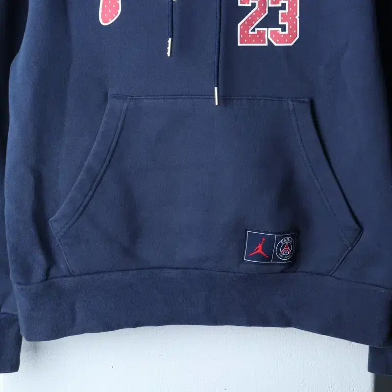 [BUNJANG] Jordan Paris Saint-Germain Hooded Sweatshirt Limited Edition / (M) 조던 후드티셔츠 파리생제르망 협업 기모 한정판 이강인-1786F