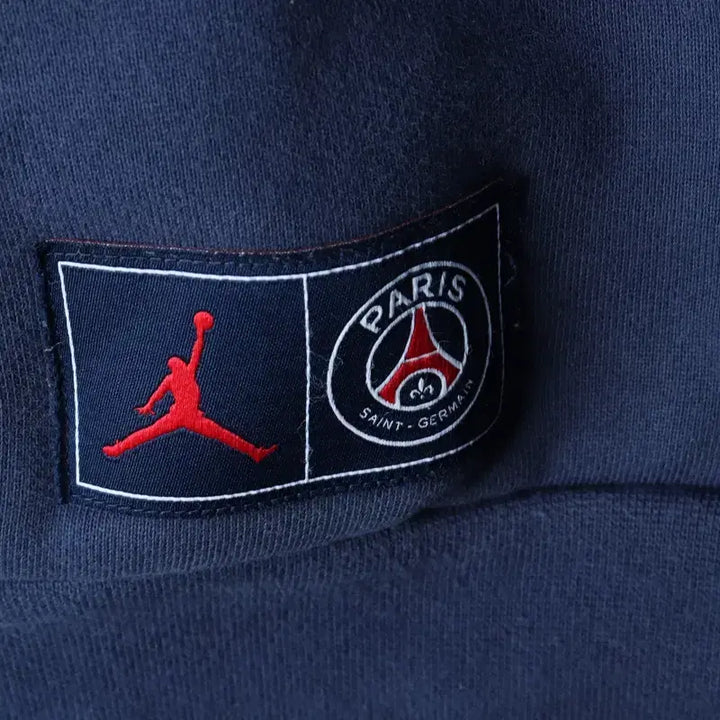 [BUNJANG] Jordan Paris Saint-Germain Hooded Sweatshirt Limited Edition / (M) 조던 후드티셔츠 파리생제르망 협업 기모 한정판 이강인-1786F