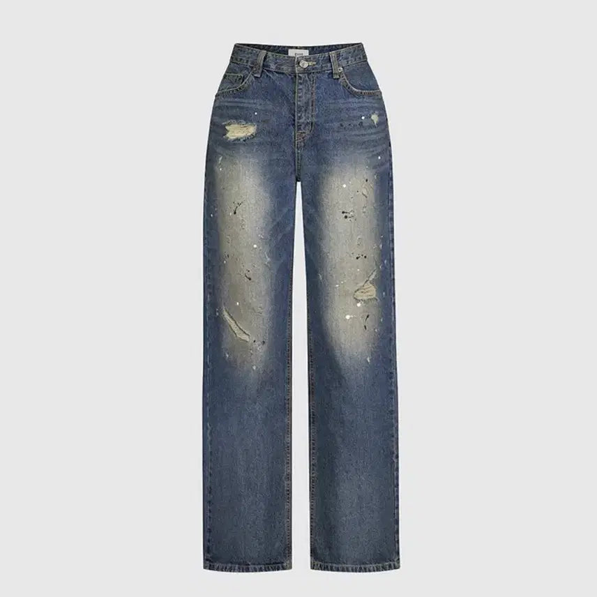 [BUNJANG] Guz Dirty Painting Pants / 한번입음 ) 구즈 더티페인팅Pt