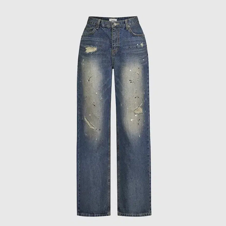 [BUNJANG] Guz Dirty Painting Pants / 한번입음 ) 구즈 더티페인팅Pt