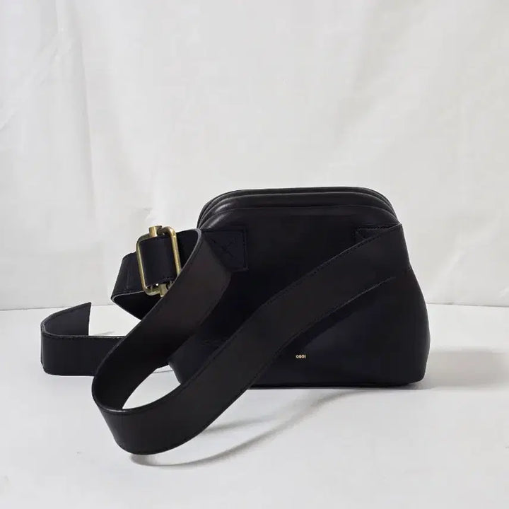 [BUNJANG] OSOÏ Leather Belt Bag / 오소이 소가죽 다크브라운 레더 벨트백 힙색 미니백 0312