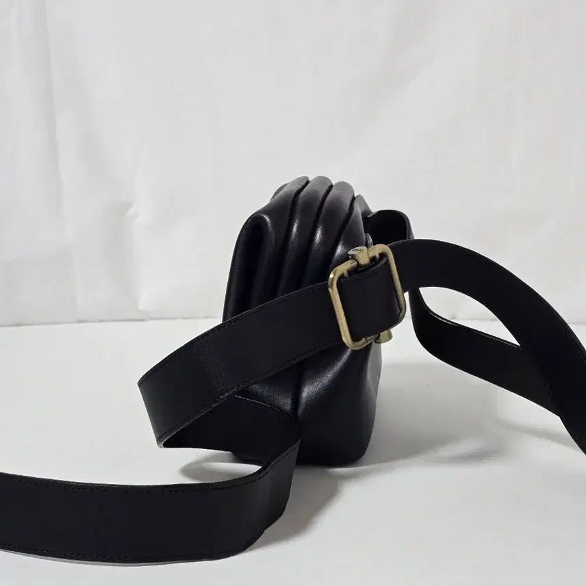[BUNJANG] OSOÏ Leather Belt Bag / 오소이 소가죽 다크브라운 레더 벨트백 힙색 미니백 0312
