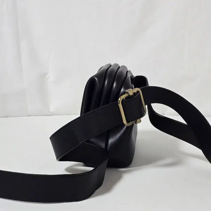 [BUNJANG] OSOÏ Leather Belt Bag / 오소이 소가죽 다크브라운 레더 벨트백 힙색 미니백 0312