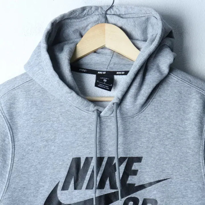 [BUNJANG] Nike SB Gray Fleece Hoodie / (M) 나이키 후드티셔츠 SB스케이트보드 그레이 기모-1787E