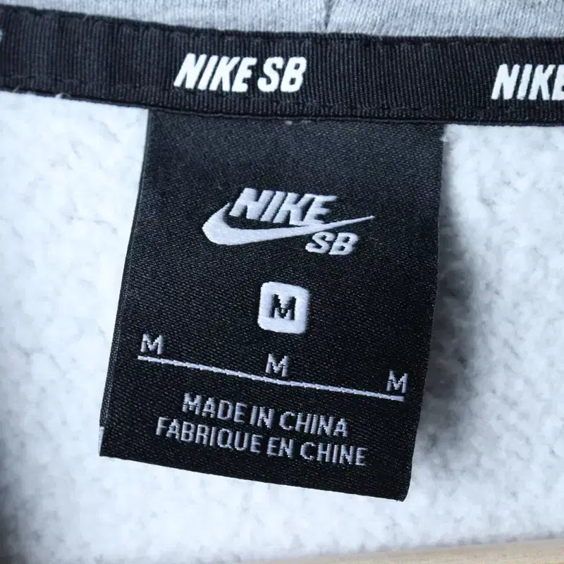 [BUNJANG] Nike SB Gray Fleece Hoodie / (M) 나이키 후드티셔츠 SB스케이트보드 그레이 기모-1787E