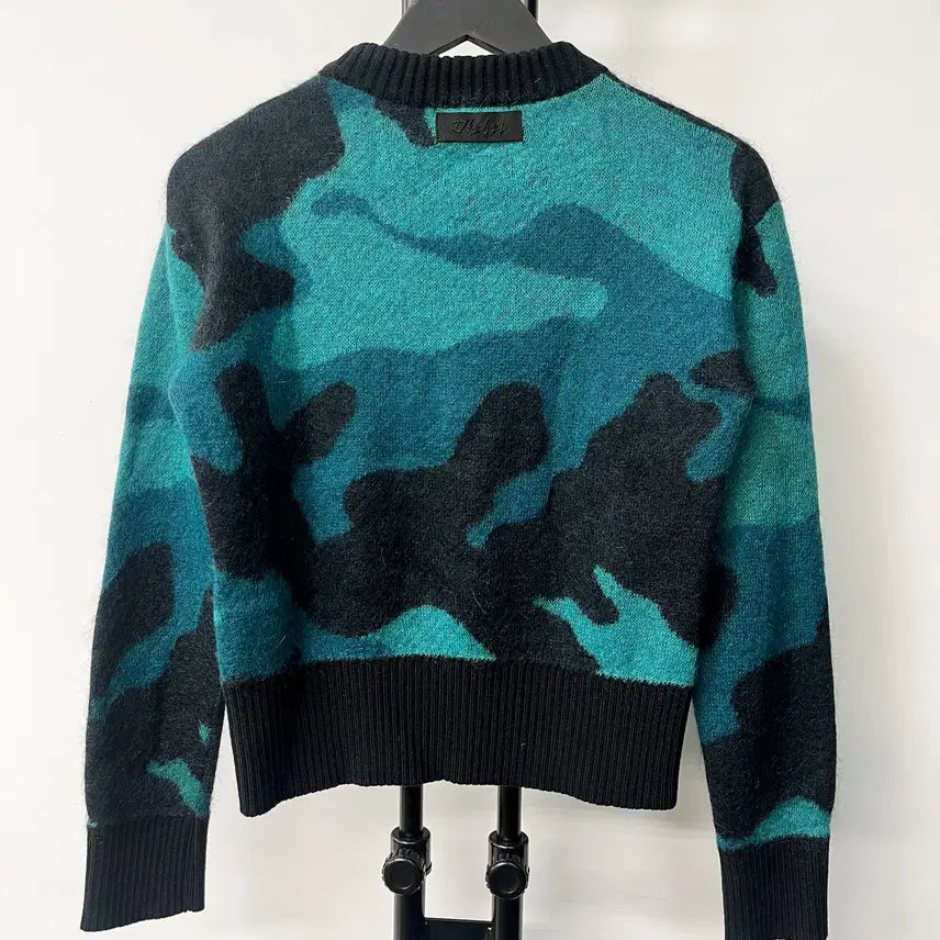 [BUNJANG] Diesel Camouflage Mohair Knit Sweater / 디젤 카모플라쥬 모헤어 니트