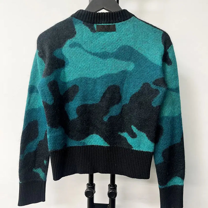 [BUNJANG] Diesel Camouflage Mohair Knit Sweater / 디젤 카모플라쥬 모헤어 니트