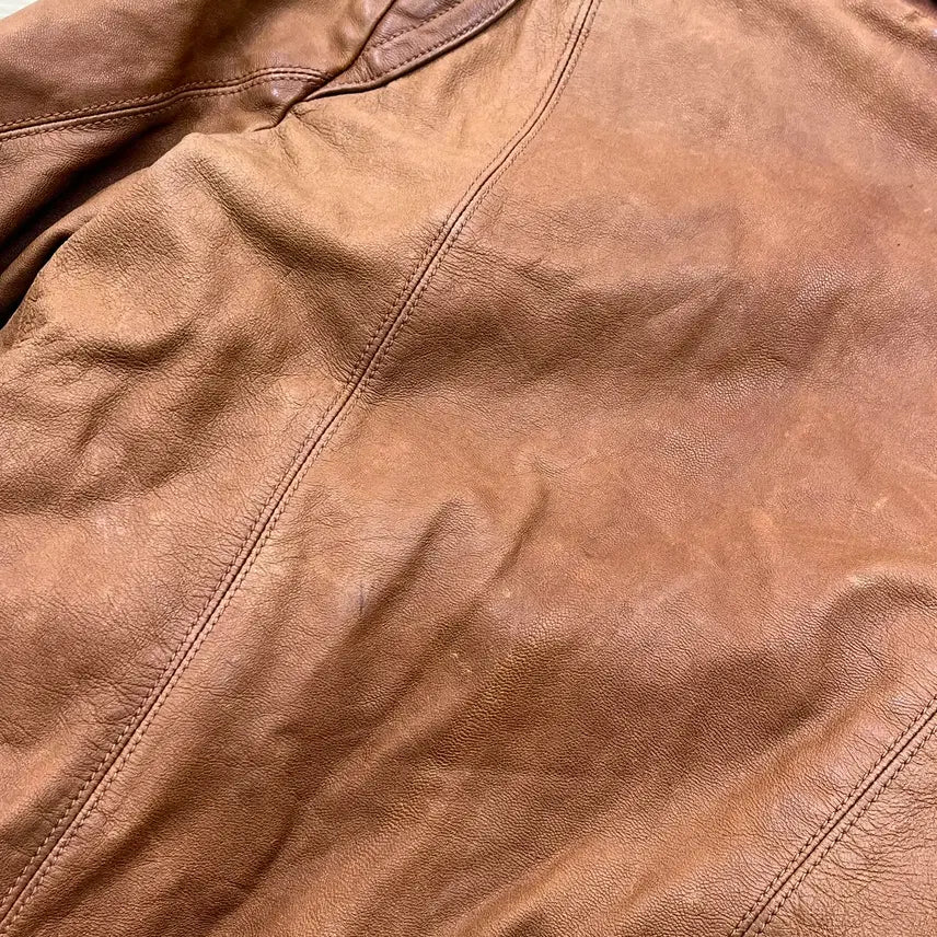 [BUNJANG] MAUSSY Goat Leather Biker Jacket / 마우지 고트 레더 바이커 자켓